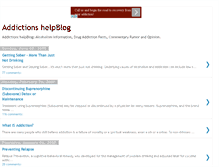 Tablet Screenshot of addictionpages.blogspot.com
