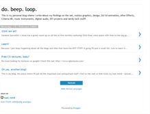 Tablet Screenshot of dobeeploop.blogspot.com