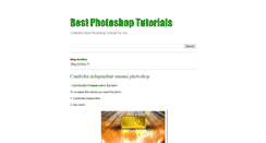 Desktop Screenshot of best-psdtutorials.blogspot.com