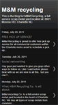 Mobile Screenshot of mandmrecycling.blogspot.com