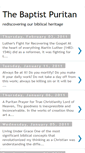 Mobile Screenshot of baptistpuritan.blogspot.com