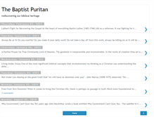 Tablet Screenshot of baptistpuritan.blogspot.com