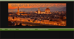 Desktop Screenshot of galeriafotograficadeitalia.blogspot.com