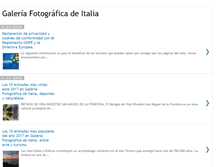 Tablet Screenshot of galeriafotograficadeitalia.blogspot.com