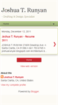 Mobile Screenshot of joshuarunyan.blogspot.com