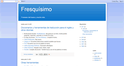 Desktop Screenshot of fresquisimo.blogspot.com