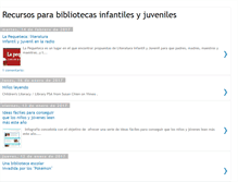 Tablet Screenshot of bibliotecasinfantiles.blogspot.com