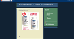 Desktop Screenshot of dualactioncleanse.blogspot.com