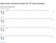 Tablet Screenshot of dualactioncleanse.blogspot.com