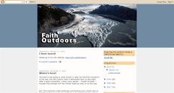 Desktop Screenshot of faithoutdoors.blogspot.com