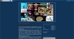 Desktop Screenshot of criptoanimales.blogspot.com