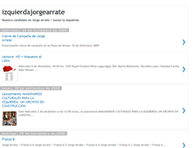 Tablet Screenshot of izquierdajorgearrate.blogspot.com