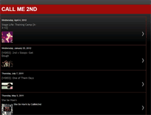 Tablet Screenshot of callme2nd.blogspot.com