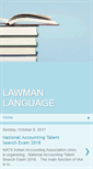 Mobile Screenshot of lawmanlanguage.blogspot.com