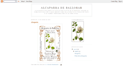 Desktop Screenshot of alcaparradeballobar.blogspot.com