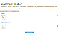 Tablet Screenshot of alcaparradeballobar.blogspot.com
