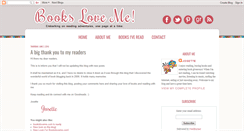 Desktop Screenshot of booksloveme.blogspot.com