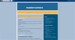 Desktop Screenshot of masterrunners.blogspot.com