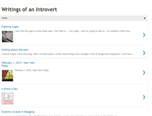 Tablet Screenshot of introvertwriter.blogspot.com