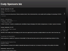 Tablet Screenshot of codyspencersbiz.blogspot.com