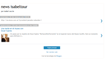 Tablet Screenshot of newsisabeltour.blogspot.com
