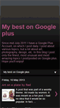 Mobile Screenshot of mybestongoogleplus.blogspot.com