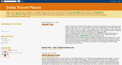 Desktop Screenshot of indiatravelplaces.blogspot.com