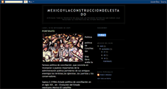 Desktop Screenshot of mexicoylaconstrucciondelestado.blogspot.com