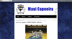 Desktop Screenshot of mauicapoeira.blogspot.com