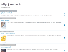 Tablet Screenshot of indigojonesstudio.blogspot.com