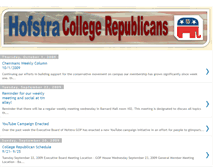 Tablet Screenshot of hofstragop.blogspot.com