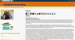 Desktop Screenshot of neighborhood-dish.blogspot.com