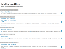 Tablet Screenshot of neighborhood-dish.blogspot.com