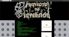 Desktop Screenshot of proinversion.blogspot.com