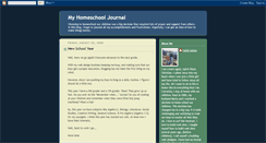 Desktop Screenshot of homeschool-journal.blogspot.com