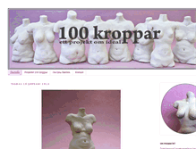 Tablet Screenshot of 100kroppar.blogspot.com