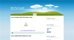Desktop Screenshot of funlandpk.blogspot.com