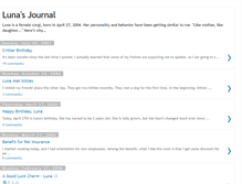Tablet Screenshot of lunajournal.blogspot.com