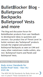 Mobile Screenshot of bulletblocker.blogspot.com