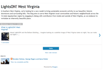Tablet Screenshot of lightsonwv.blogspot.com