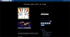 Desktop Screenshot of foundandlostintime.blogspot.com