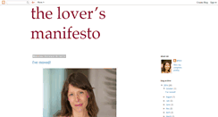 Desktop Screenshot of loversmanifesto.blogspot.com