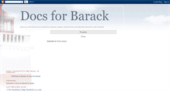 Desktop Screenshot of docsforbarack.blogspot.com