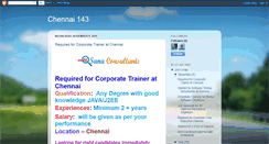 Desktop Screenshot of chennai143.blogspot.com