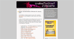 Desktop Screenshot of howwastheshowcast.blogspot.com