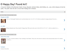 Tablet Screenshot of happyday-foundart.blogspot.com