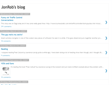 Tablet Screenshot of jonrobsblog.blogspot.com