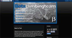 Desktop Screenshot of betaclimbingteam.blogspot.com