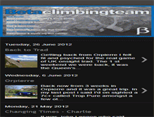 Tablet Screenshot of betaclimbingteam.blogspot.com