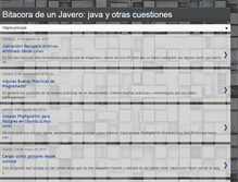 Tablet Screenshot of bitacoradeunjaveroyotros.blogspot.com